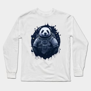 Astronaut Panda 01 Long Sleeve T-Shirt